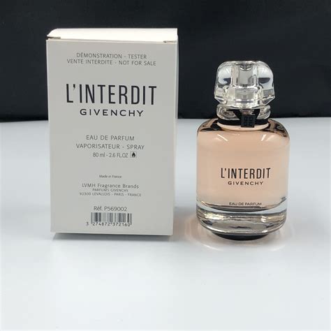 interdit givenchy tester|l'interdit intense givenchy.